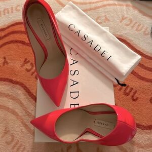 Casadei 🍉 Fluo Pink (neon pink) 💖 Iconic Blade pump 🇮🇹